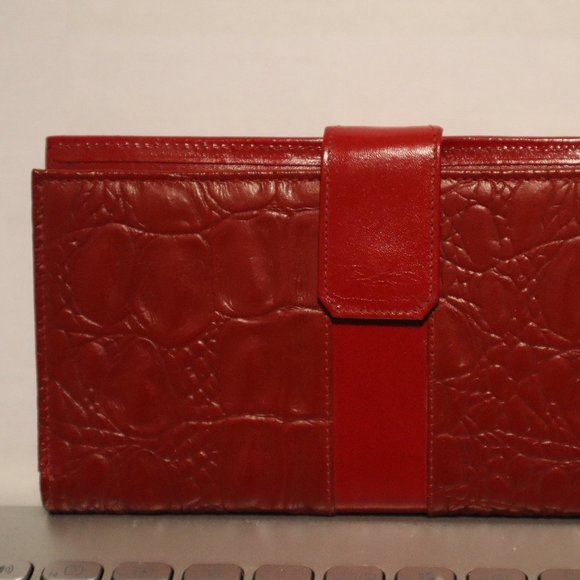 Stratton Of London Genuine Leather Made In England Card Cash Checkbook Holder - Picture 4 of 7